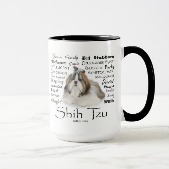 Shih Tzu Traits Mug (Right)