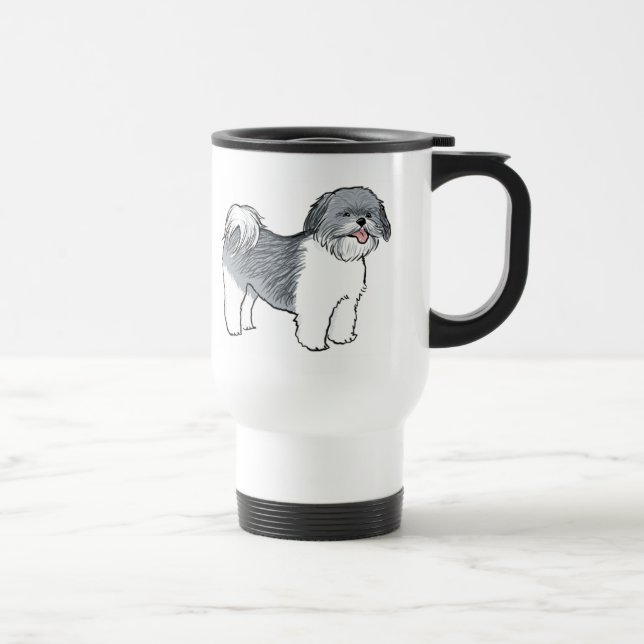 Shih Tzu Travel Mug (Right)