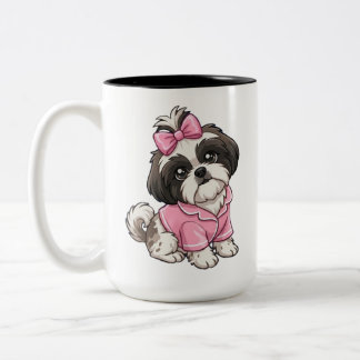 Shih Tzu Two-Tone Coffee Mug
