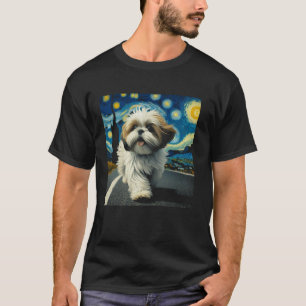 Shih Tzu Walking for Shih Tzu Dog Lovers T-Shirt