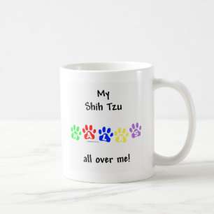 Shih Tzu Walks All Over You Coffee Mug