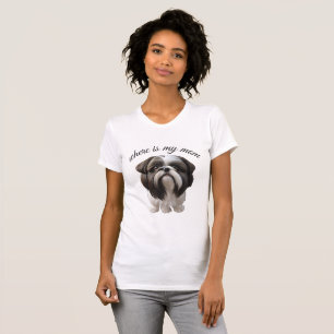 Shih Tzu - Where Is My Mom T-Shirt