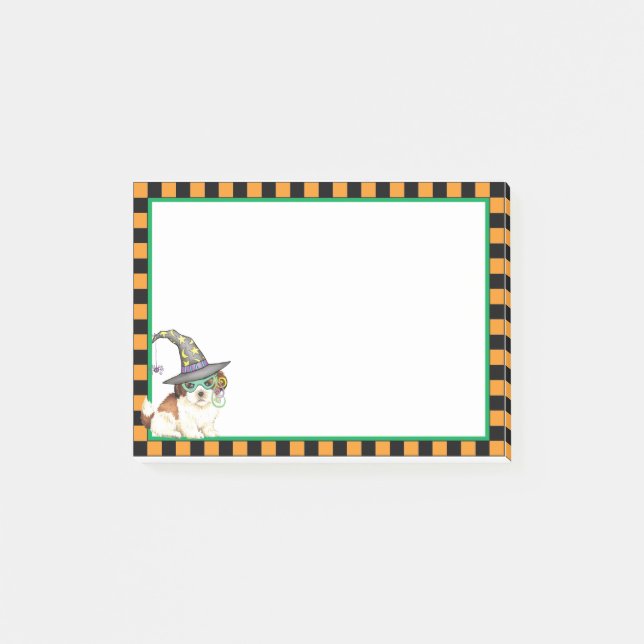 Shih Tzu Witch Post-it Notes (Front)