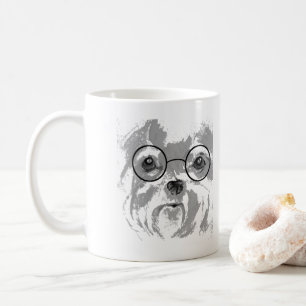 Shih Tzu with Glasses Coffee Mug