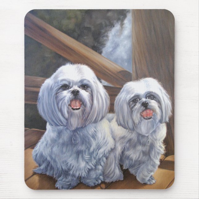 Shih Tzus Mouse Pad (Front)