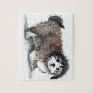 Shihtzu Puppy Dog, Pet Jigsaw Puzzle