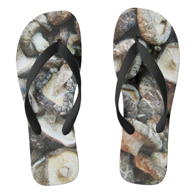 Shiitake Mushrooms Jandals (Footbed)