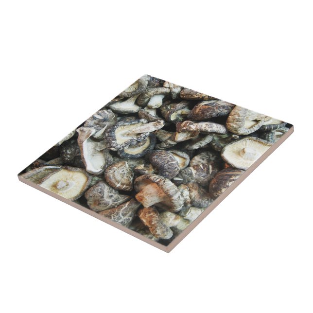 Shiitake Mushrooms Tile (Side)
