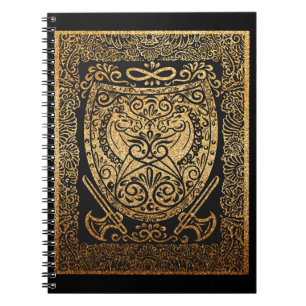 Shild of glorie spiral notebook