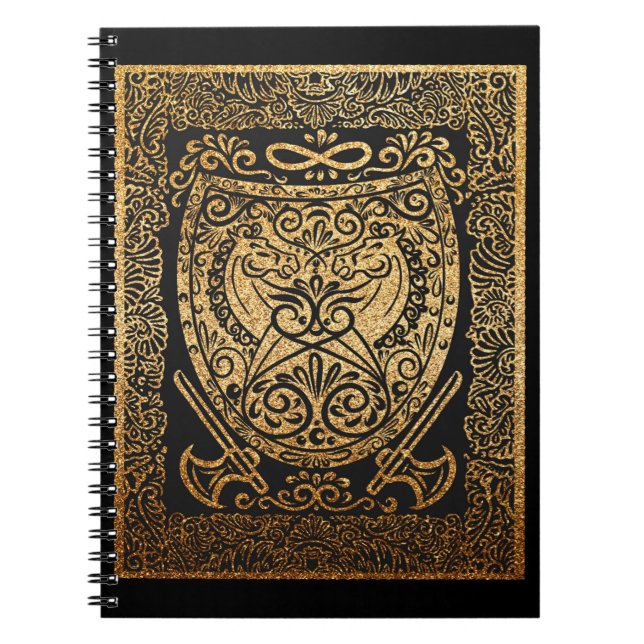 Shild of glorie spiral notebook (Front)