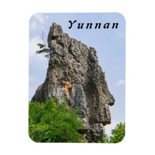 Shilin pinnacles Stone forest - Yunnan,China,Asia Magnet