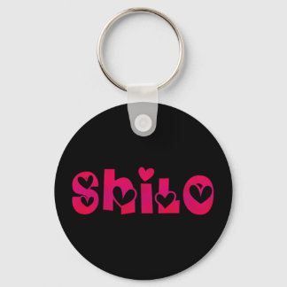 Shilo in Hearts Key Ring