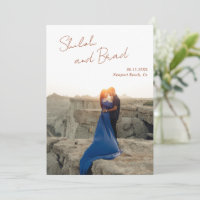 Shiloh Copper Modern Elegant Wedding