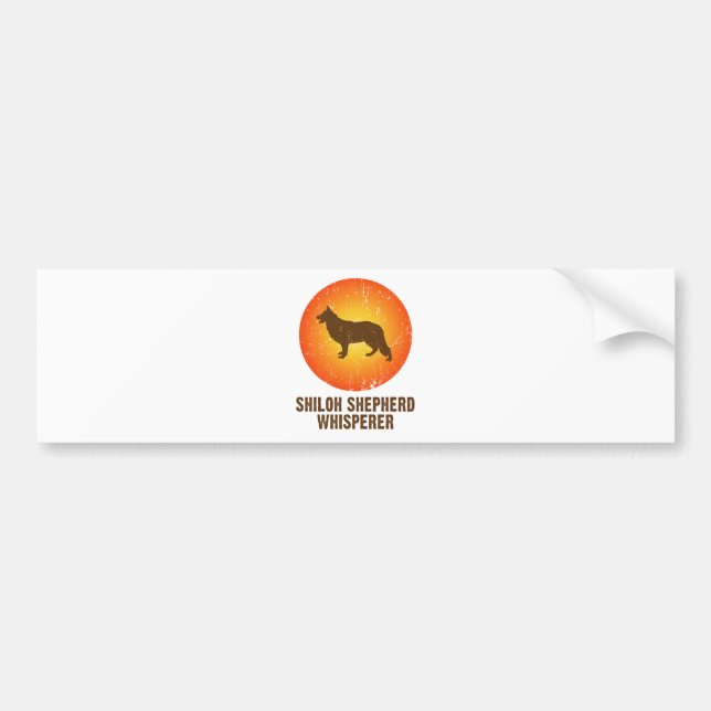 Shiloh Shepherd Bumper Sticker (Front)