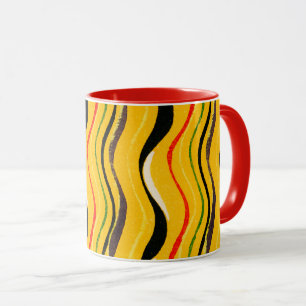 Shima-Shima, colourful pattern, Mug