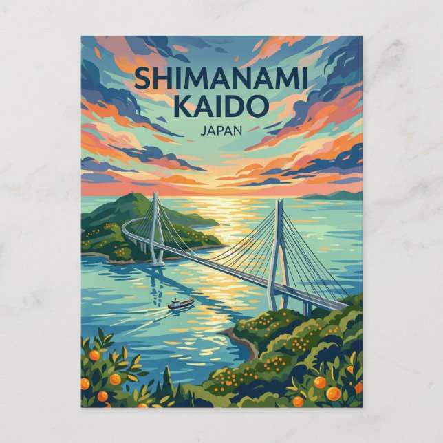 Shimanami Kaido Japan Postcard (Front)