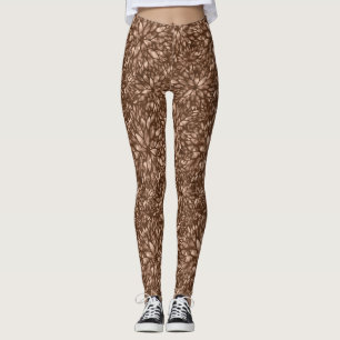 Shimmer Dahlia Patterns Women's Leggings