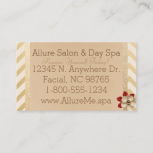 Shimmer Gold Business Cards