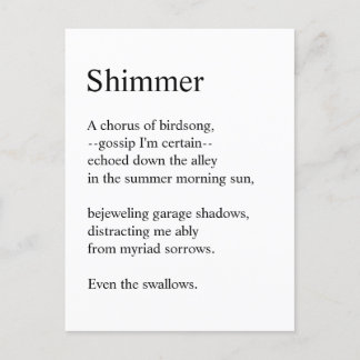 Shimmer Postcard