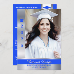 Shimmer Shine Graduation Announcement Photo Card