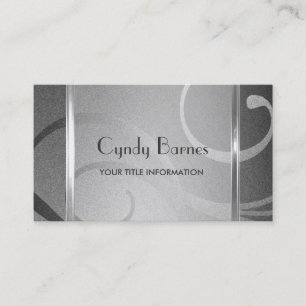 Shimmer Swirls Business Card