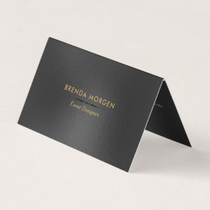 Shimmering Black Modern Background Business Card