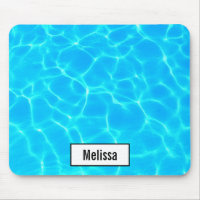 Shimmering Blue Pool Water Reflections Photo
