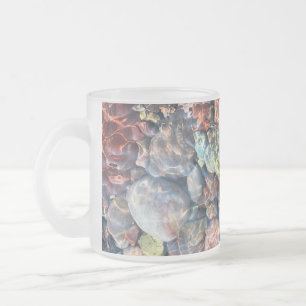 Shimmering Colour Frosted Glass Coffee Mug