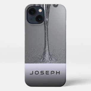 Shimmering Gold Drip Glitter Bokeh Luxury iPhone 13 Case