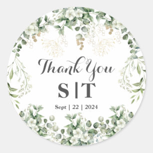 Shimmering Leaves: Personalised Botanical Sticker