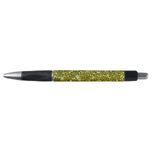 Shimmering Light Green Gold Glitters