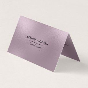 Shimmering Muted Purple Modern Background Business Card