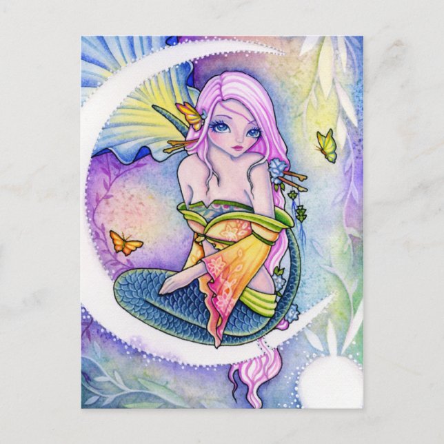 Shimmering Night - Postcard (Front)