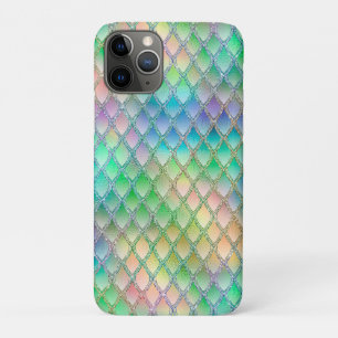 Shimmering Pastel Rainbow & Glitter Dragon Scales Case-Mate iPhone Case