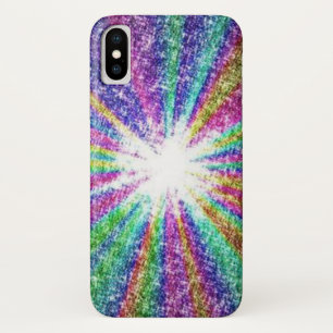 Shimmering rainbow lights "Apple iPhone X". Case-Mate iPhone Case