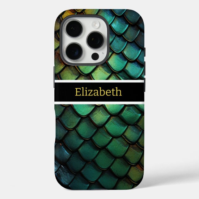 Shimmering snakeskin glows with colours Case-Mate iPhone case (Back)