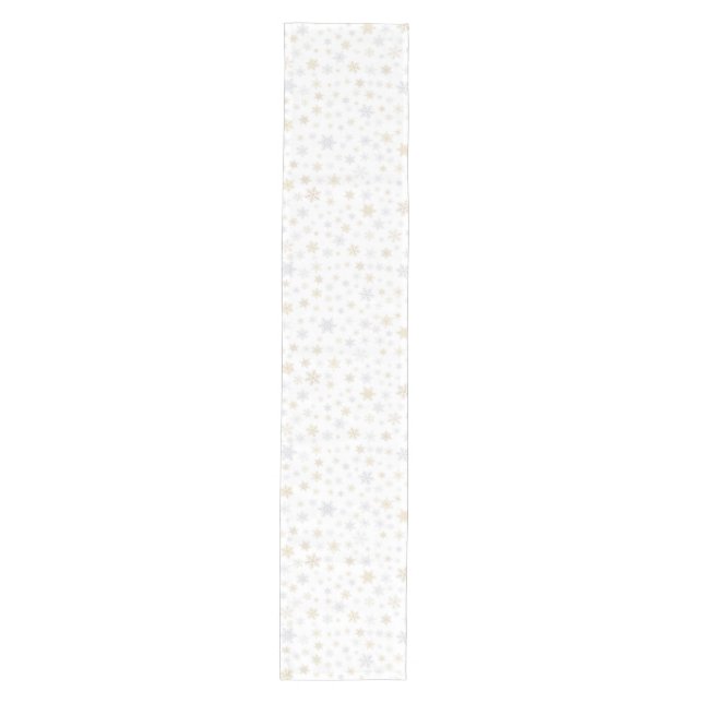 Shimmering Snow Medium Table Runner (Front)