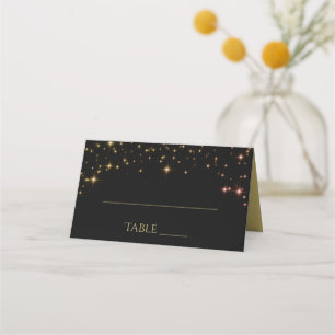 Shimmering Sparkles Wedding Place Cards
