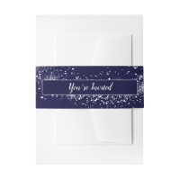 Shimmery Stars Navy Blue