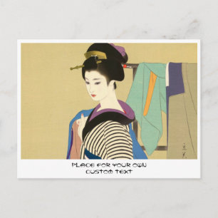 Shimura Tatsumi Two Subjects of Japanese Women Postcard