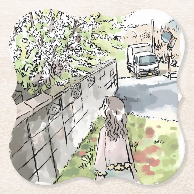 Shinaji Paper Coaster (Front)