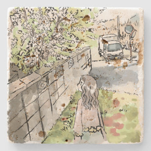 Shinaji Stone Coaster