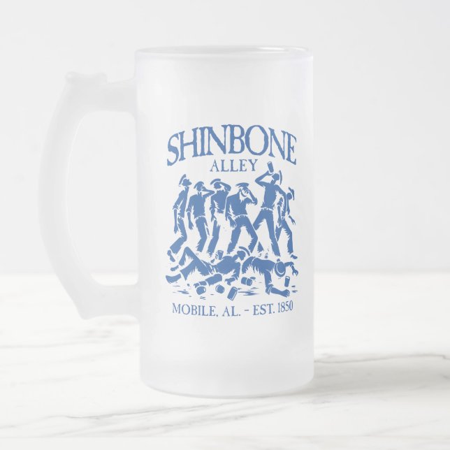 Shinbone Alley Frosted Mug (Left)