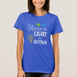 Shine A Light on Autism Awareness Mum Birthday T-Shirt<br><div class="desc">Shine A Light on Autism Awareness Mum Birthday T-Shirt

Wear it with pride and show the world you support and proud to be an advocate.

Add your team name by clicking the "Personalise" button</div>