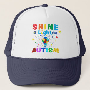 SHINE a Light on AUTISM Trucker Hat