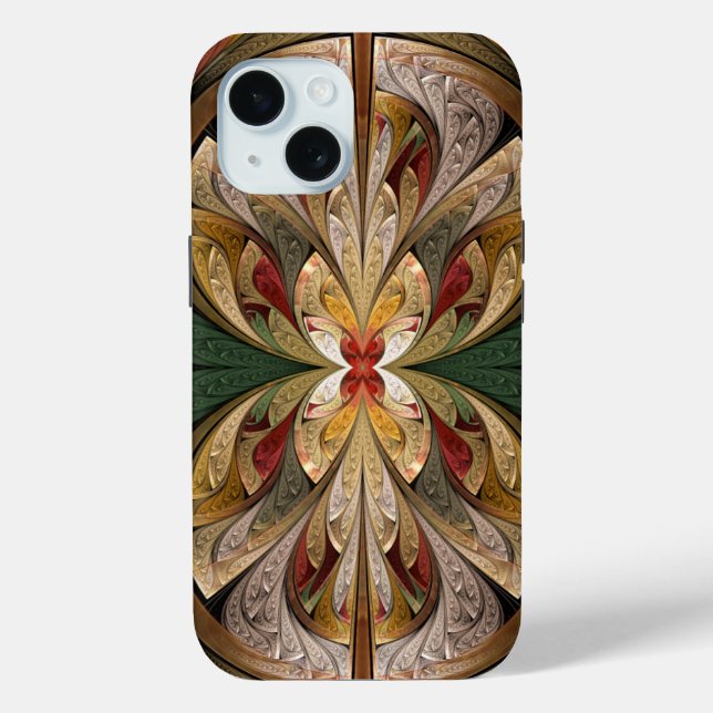 Shine and Rise Abstract Stained Glass Case-Mate iPhone Case (Back)