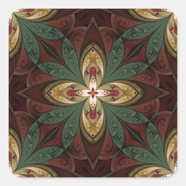 Shine and Rise Square Sticker (Front)