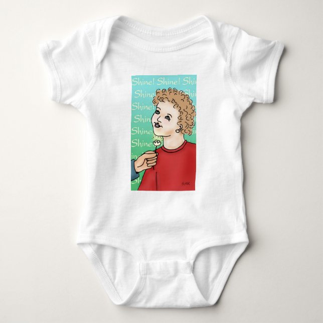 Shine! Baby Bodysuit (Front)