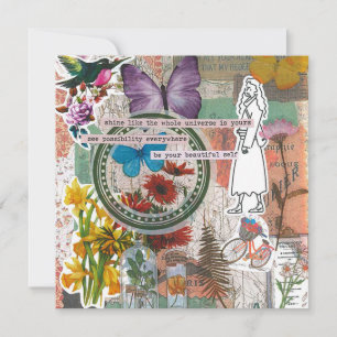 Shine Beautiful Flat Greeting Card