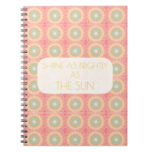 Shine Bright as the Sun Positive Quote Mandala